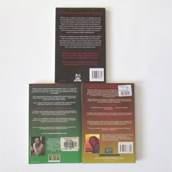Jim Newport 3 Paperback Book Lot Vampire Of Siam Series Reckoning Ramonne 2000s - Picture 12 of 13